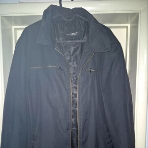 Black Rivet Bomber Jacket